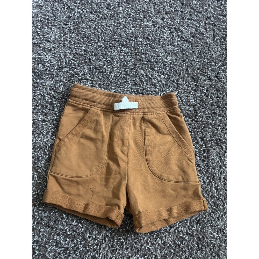 Toddler Brown Pull-On Shorts Size 18 Months